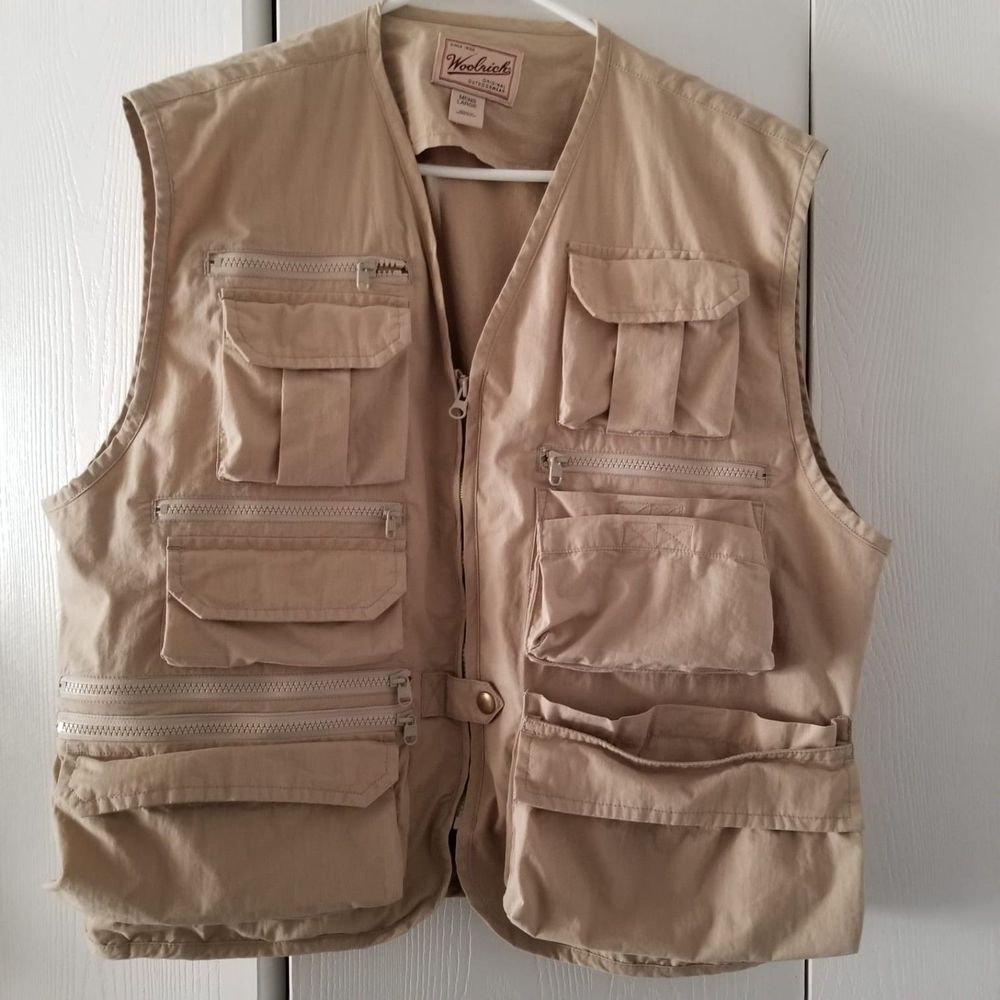 Woolrich Fishing Hunting Utility Vest Men's Large